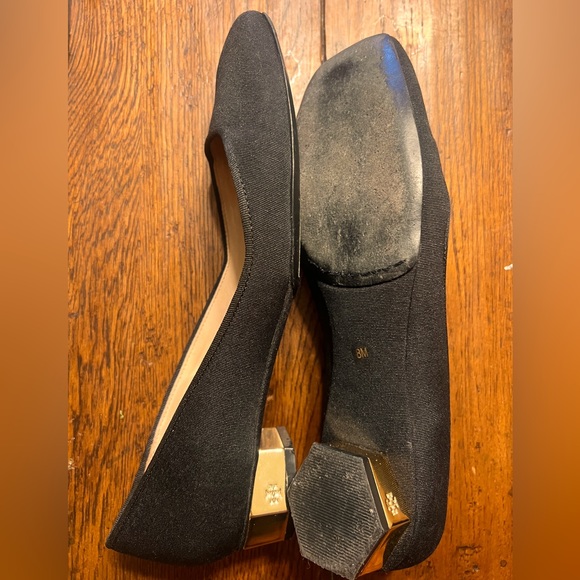 Tory Burch Regina Square Toe Low Block Heels - Picture 5 of 8